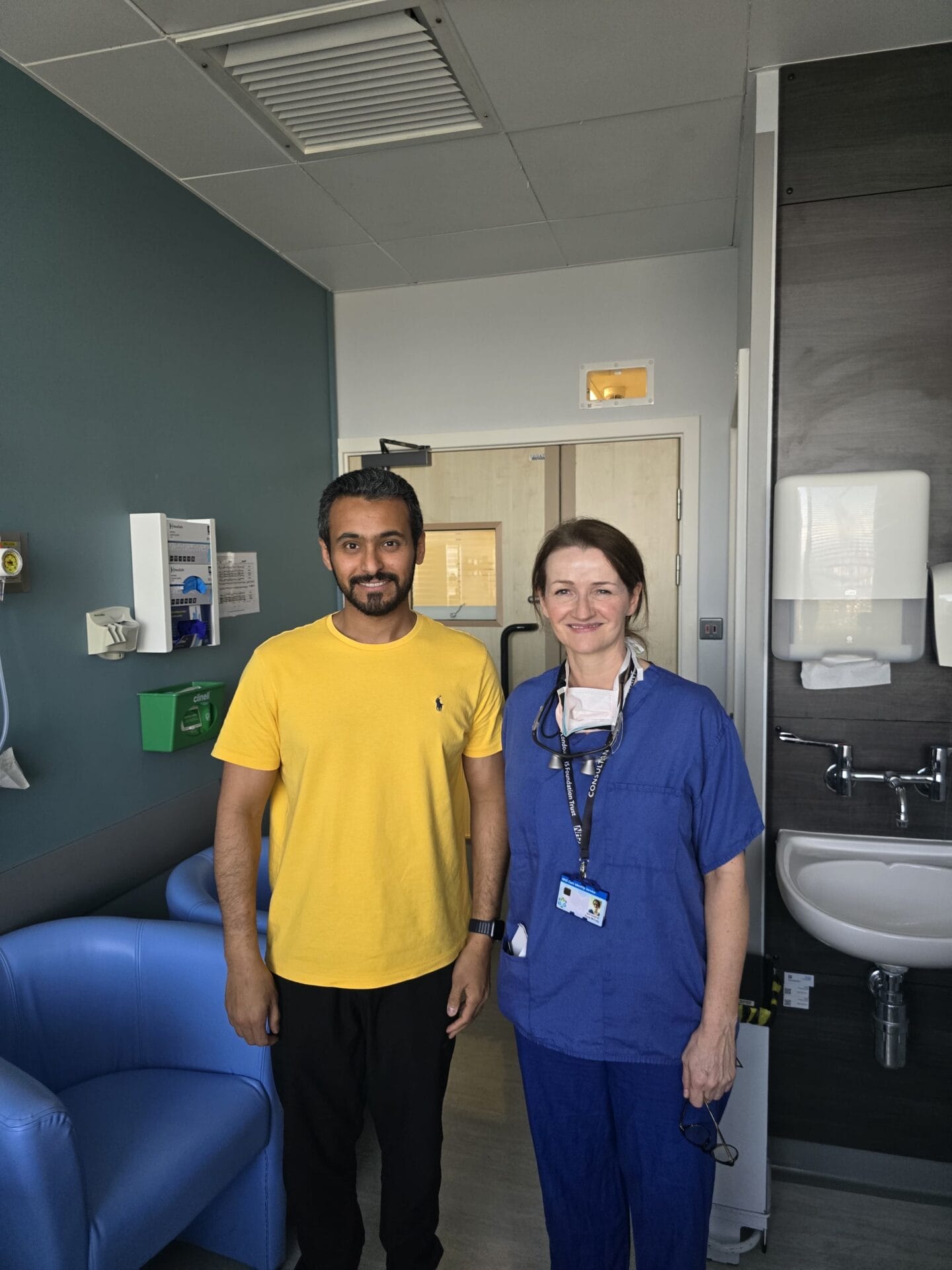 Miss Fiona McCaig, Transplant Surgery Consultant to the donor, Abdulrahman Miss Fiona McCaig, Transplant Surgery Consultant to the donor, Abdulrahman